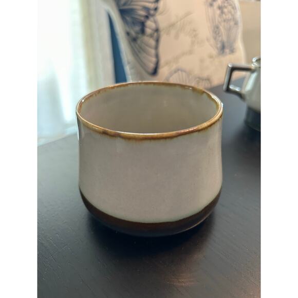 VTG Copenhagen B&G Porcelain Tema Stoneware Stackable Creamer Sugar & Mug - Picture 3 of 12